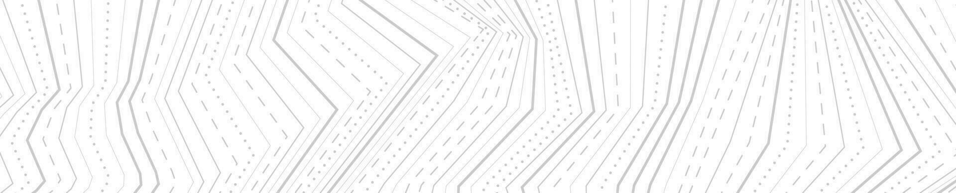 Abstract grey dotted lines refraction tech banner background vector