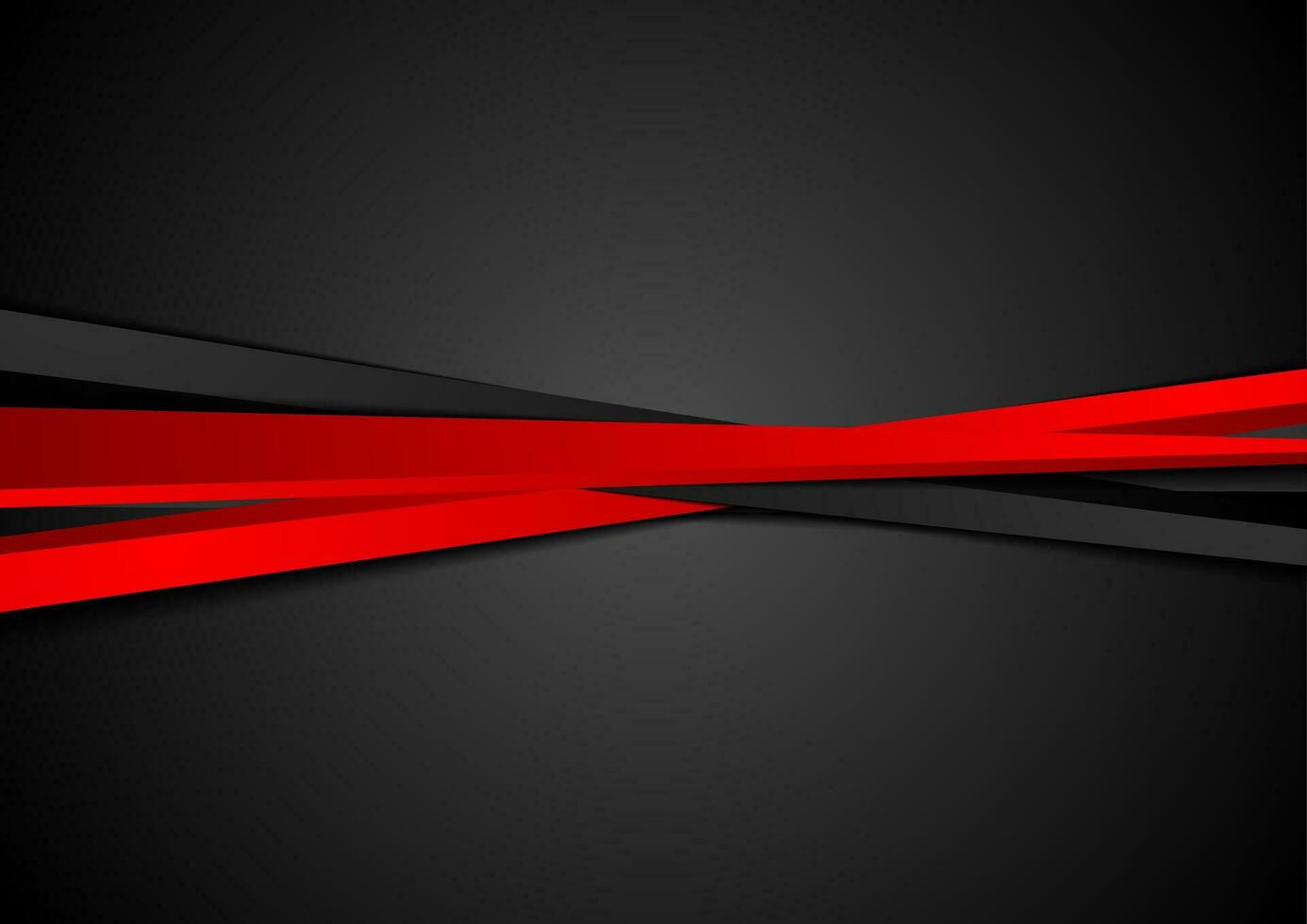 Contrast red black stripes background vector
