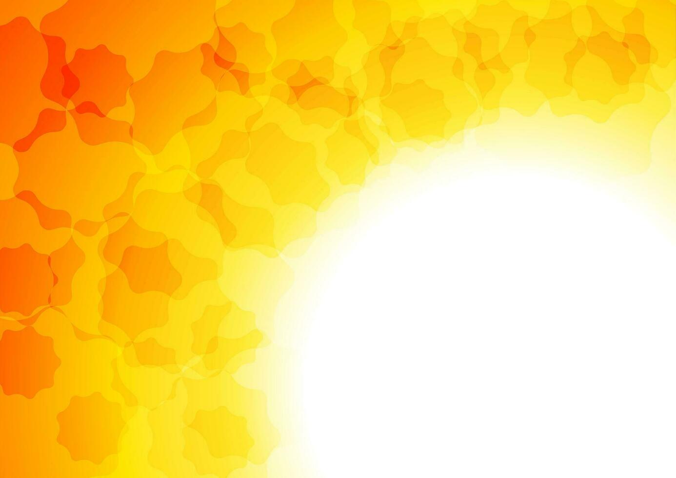 Bright yellow abstract background vector