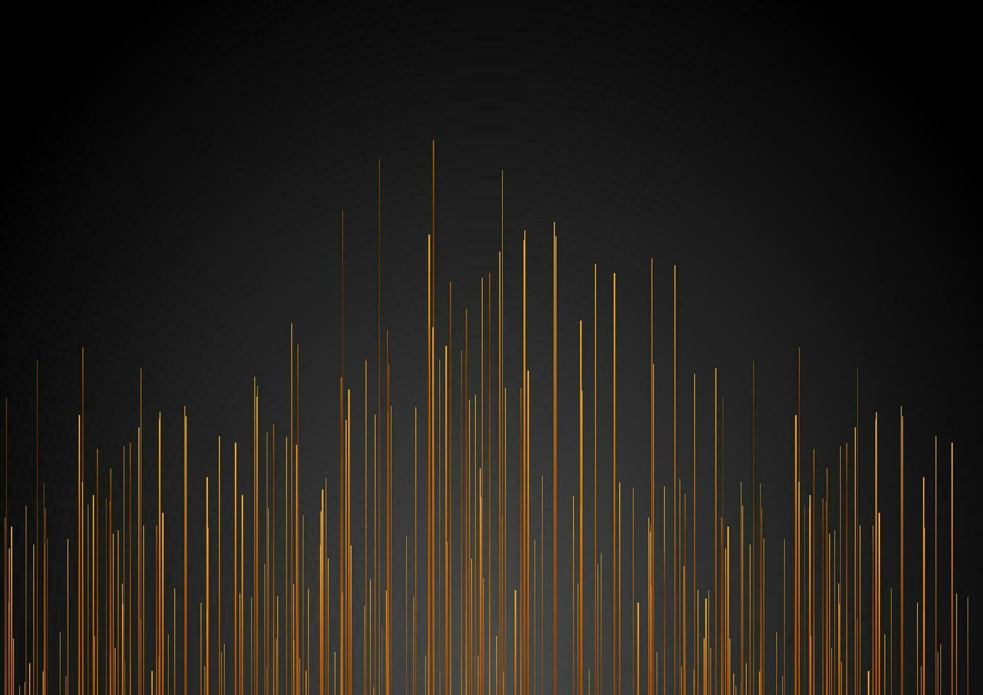 Bronze and black lines abstract tech background vector