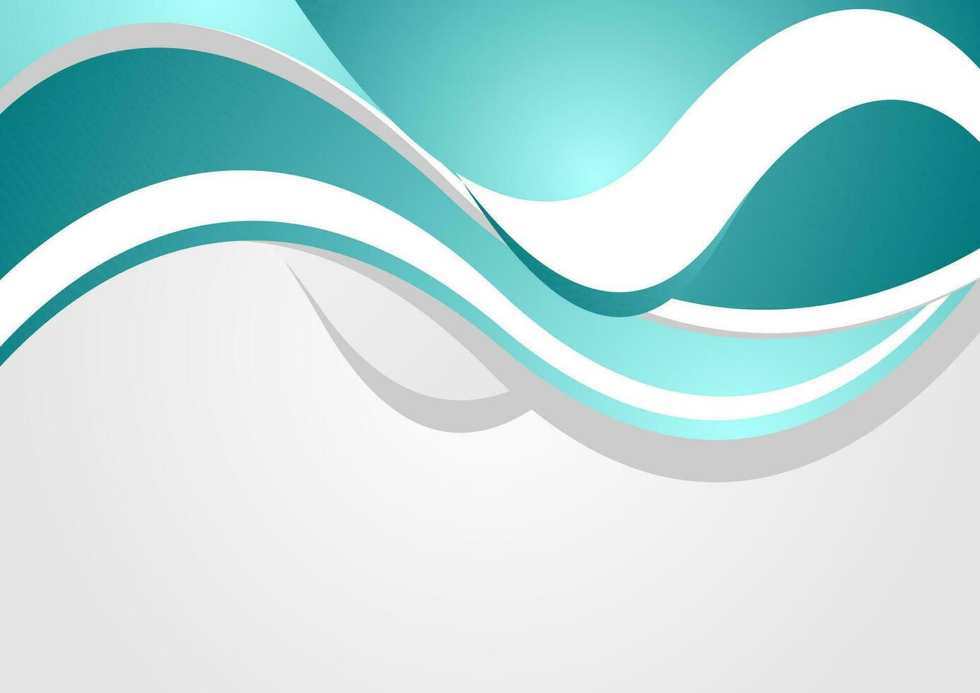 Abstract bright corporate waves background vector