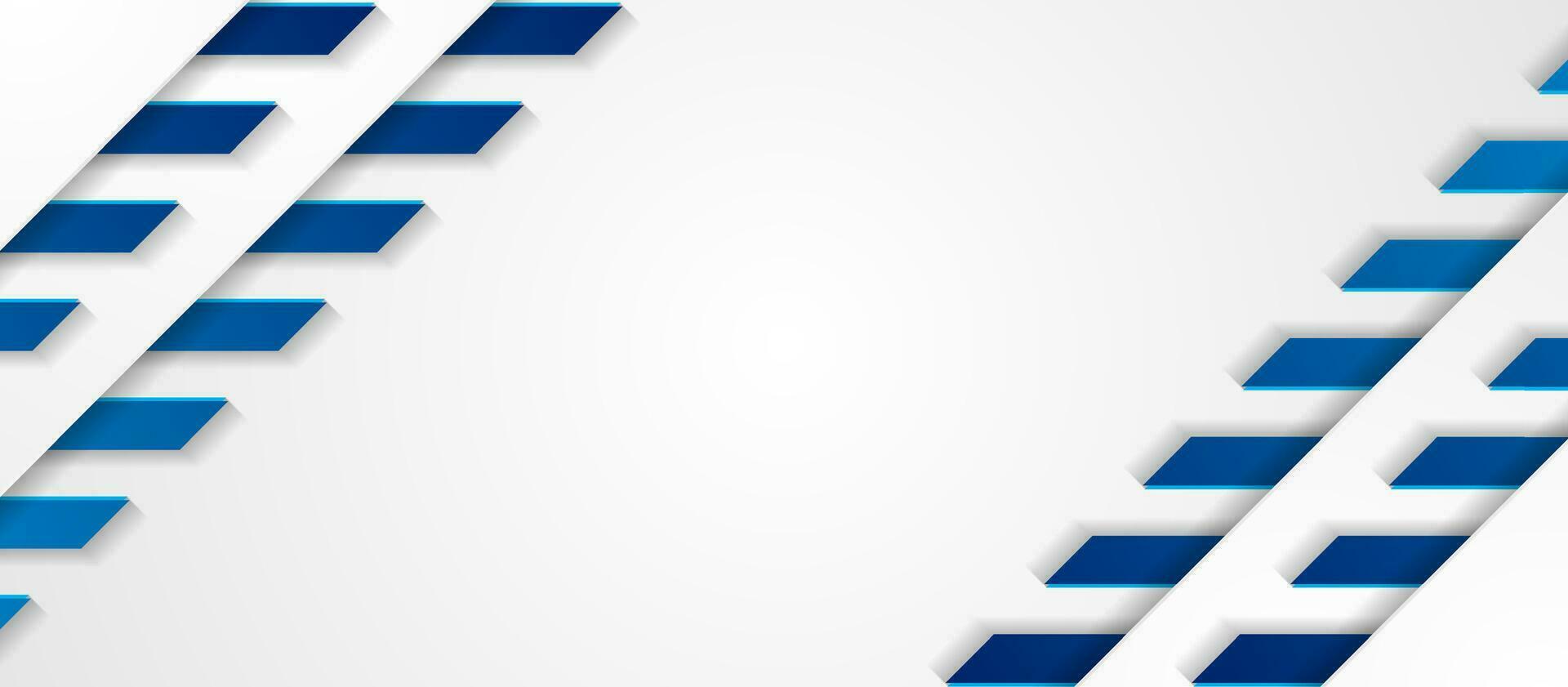 Blue and grey hi-tech abstract background vector