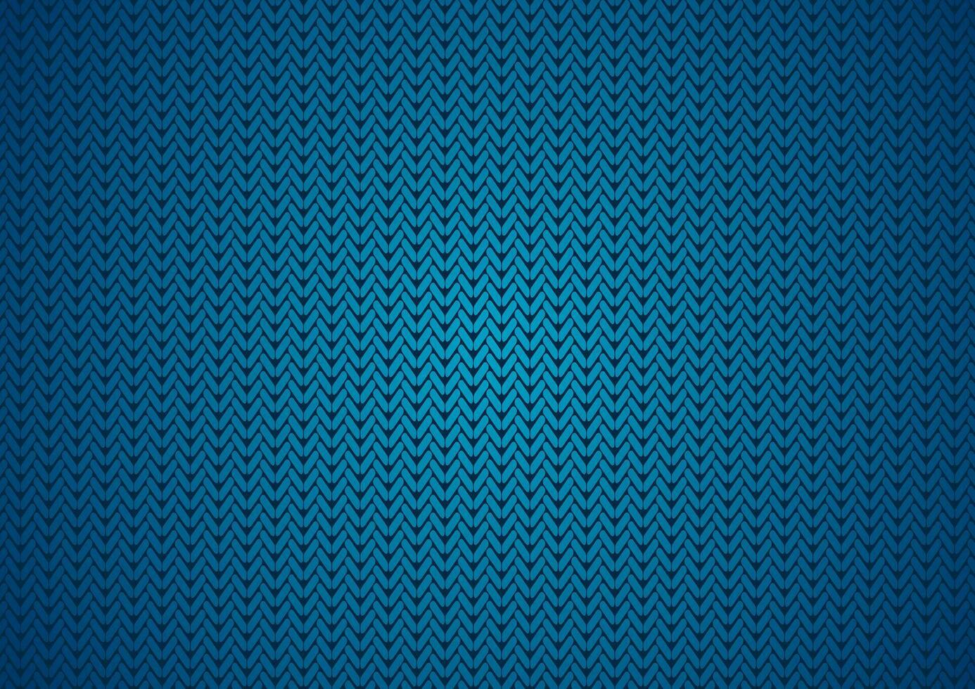 Dark blue abstract knitted texture background vector