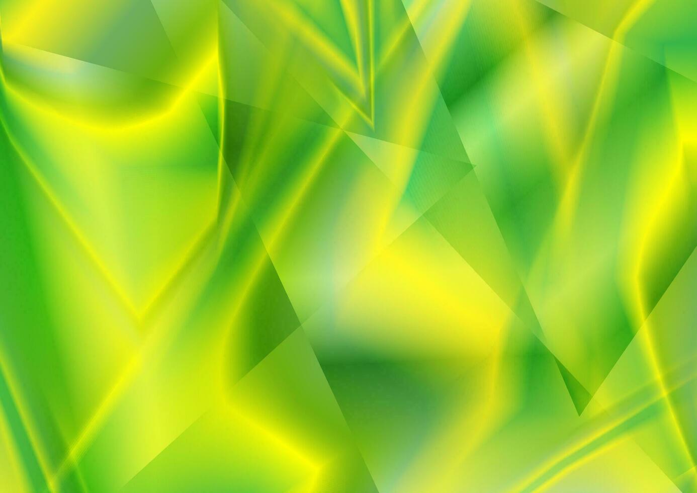 Bright green abstract low poly geometric background vector