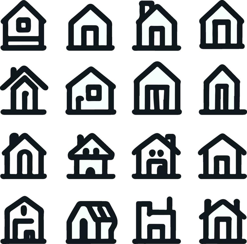 casa icono hogar vector ilustración símbolo