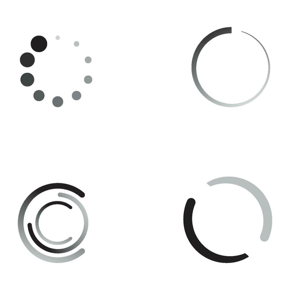 buffering icon vector