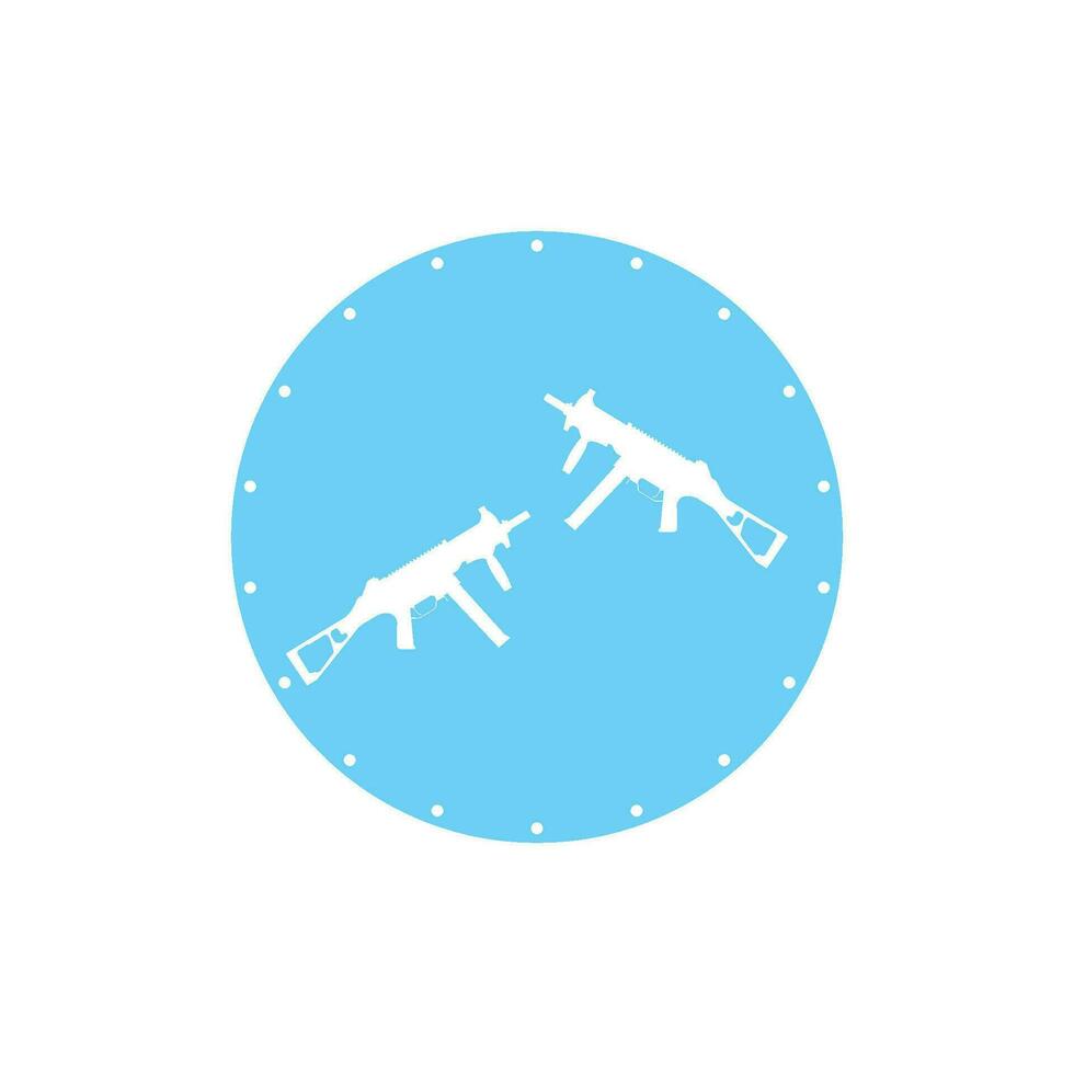 Firearms icon vector