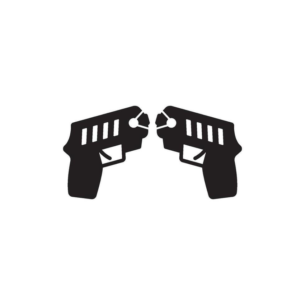 stun gun icon vector