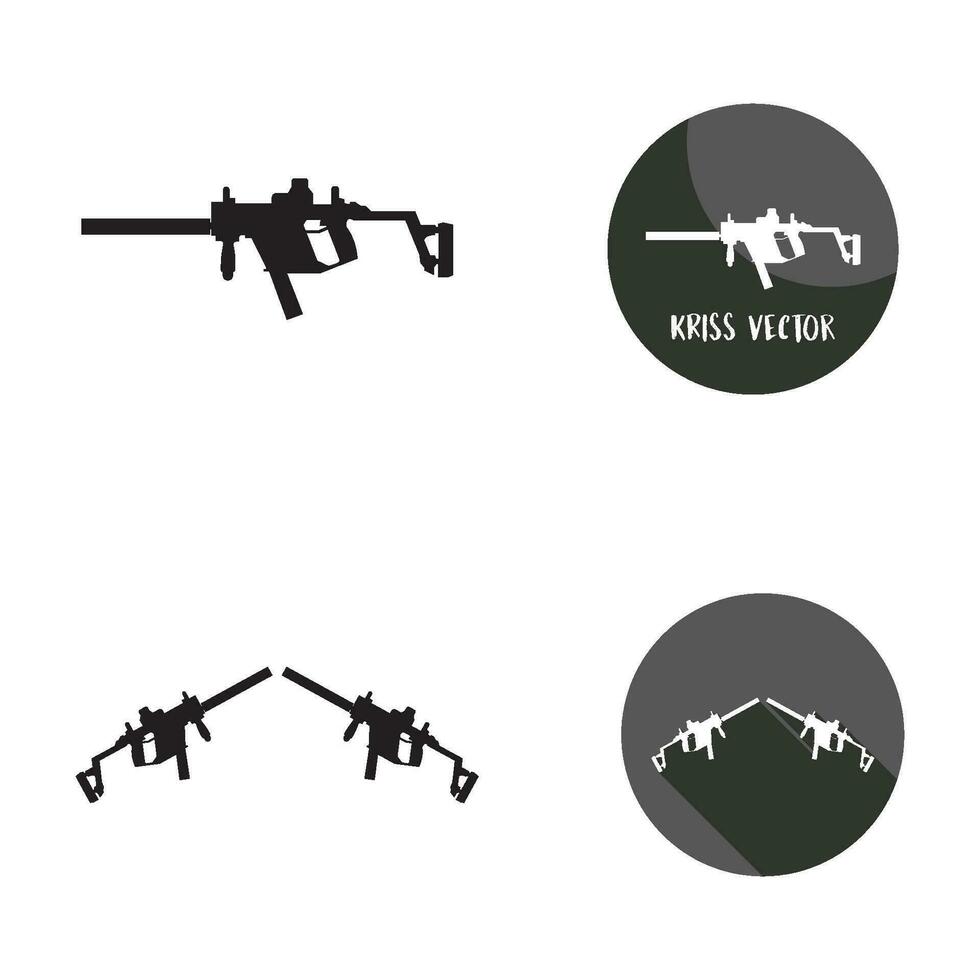 Firearms icon vector