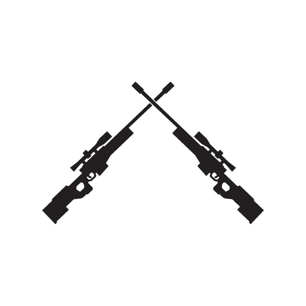 AWM weapon icon vector