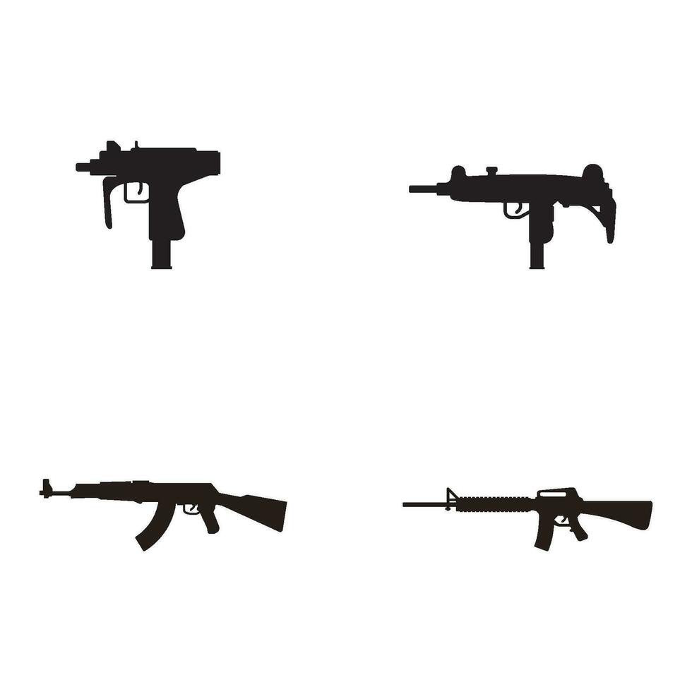 firearm icon vector