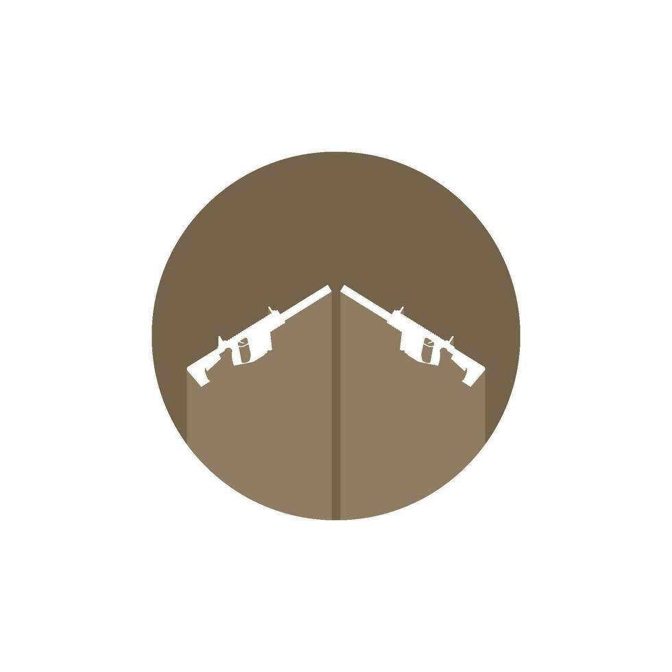Gun icon vector