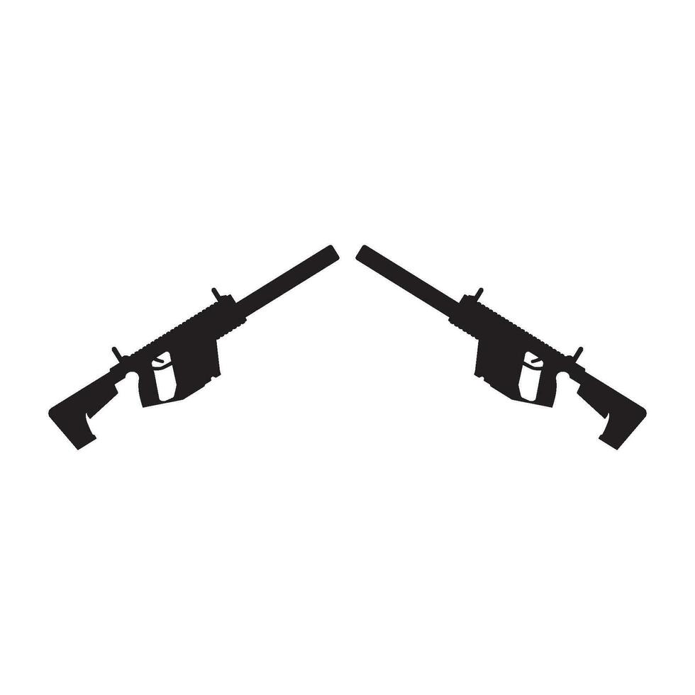 Gun icon vector