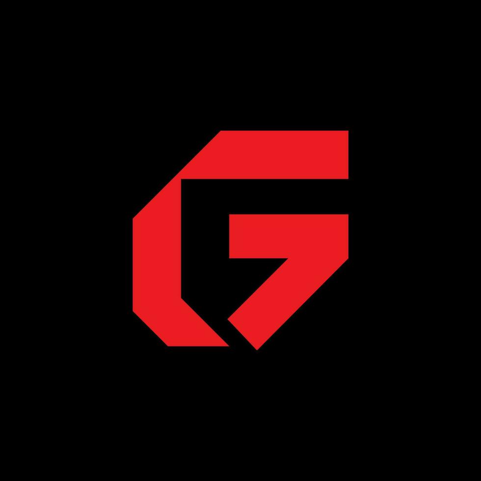 g7 letra número logo diseño, g7 monograma, inicial g7 logo, g7 logo, icono, vector