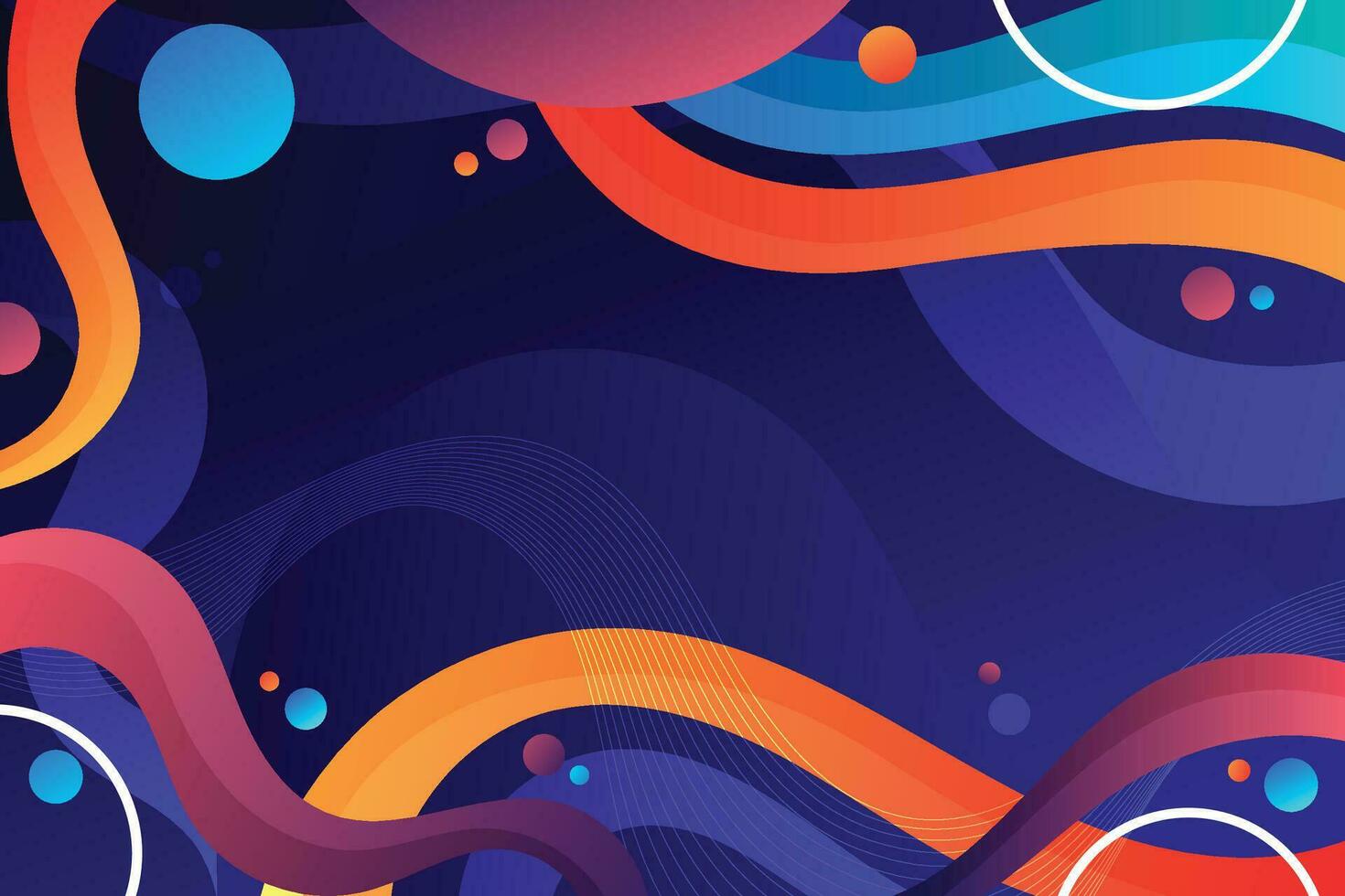 Fluid flow background. Fluid wave pattern. Summer poster. Colorful gradient. Abstract cover. Liquid wave. Vibrant color. vector