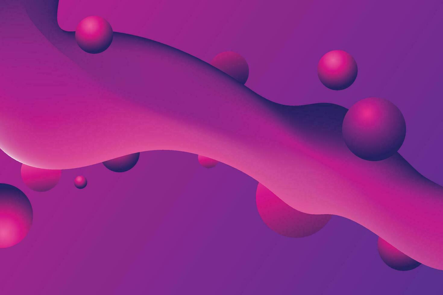 Liquid wave background with pink color background. Fluid wavy shapes. Eps10 vector