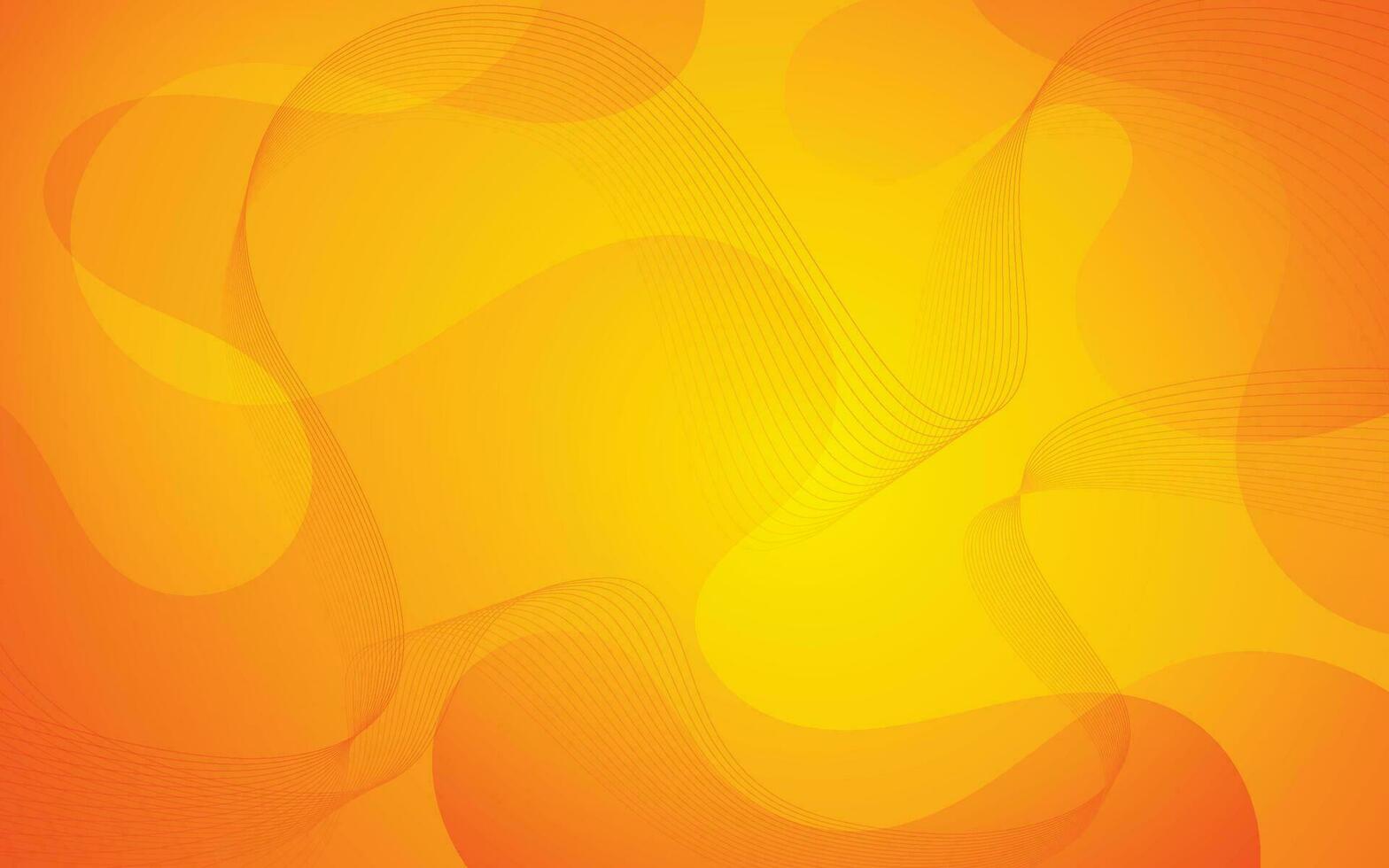 Abstract orange background with circles. Vector illustration