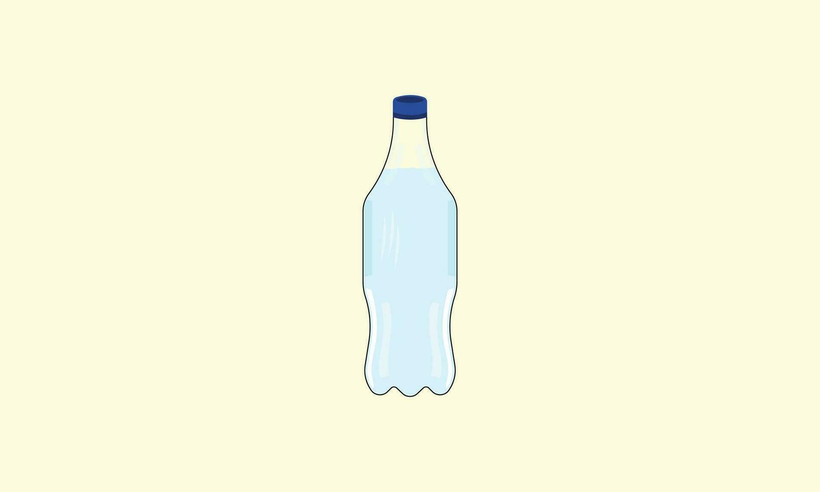 botella de agua aislado vector