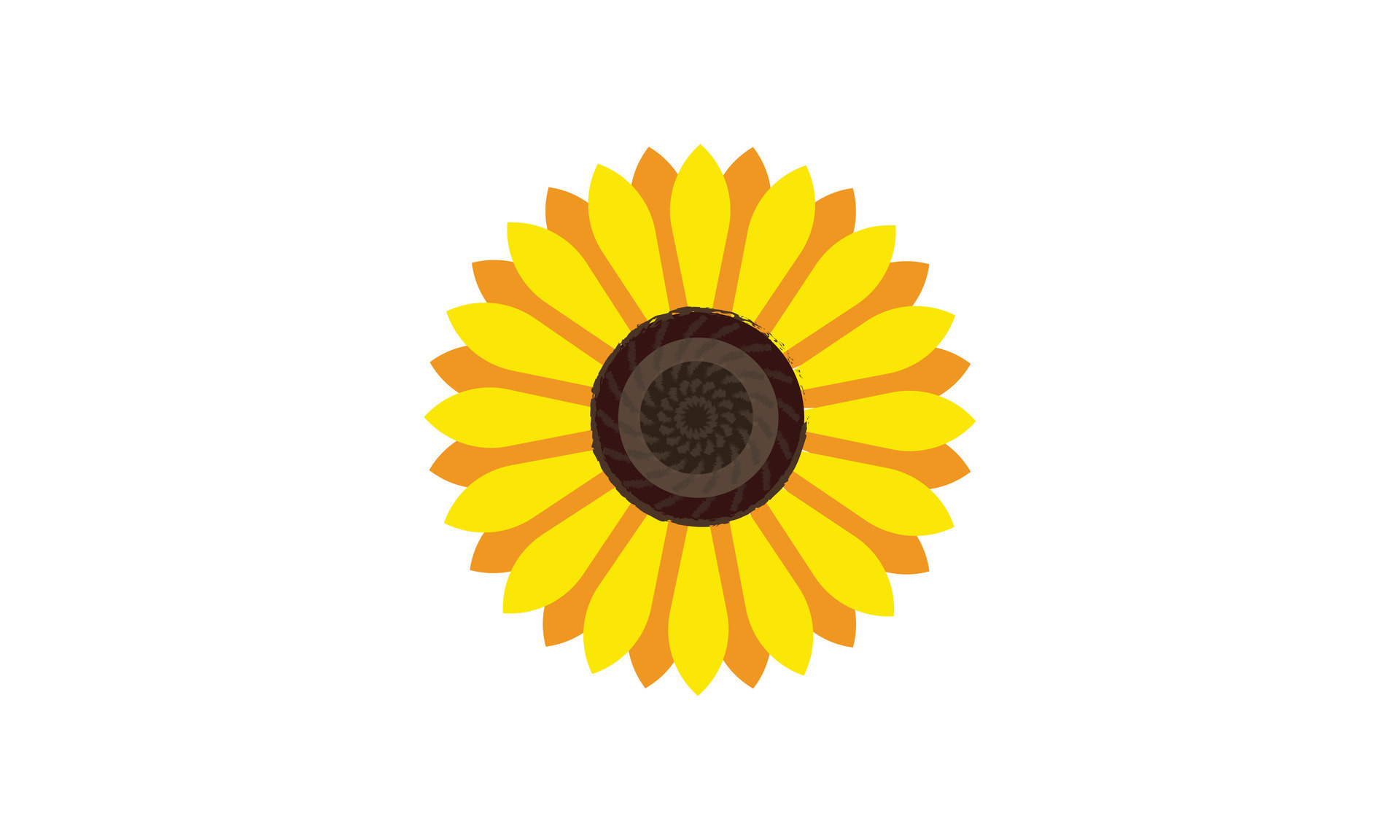 sunflower isolated on white background 26734218 Vector Art at Vecteezy