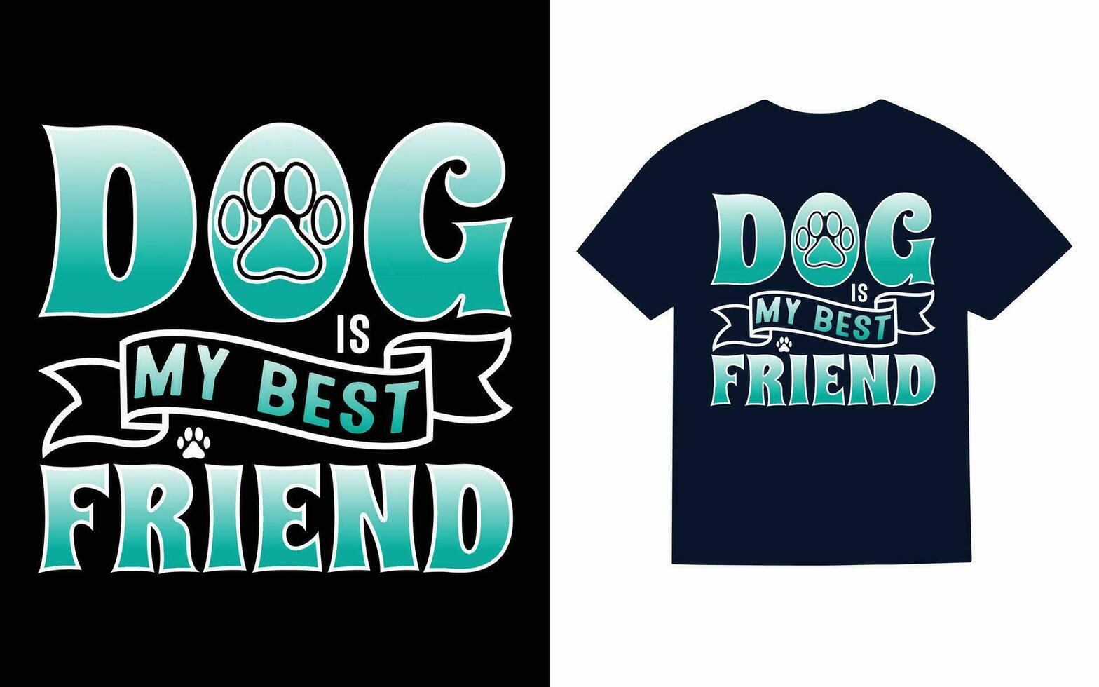 Dog T-Shirt Design vector