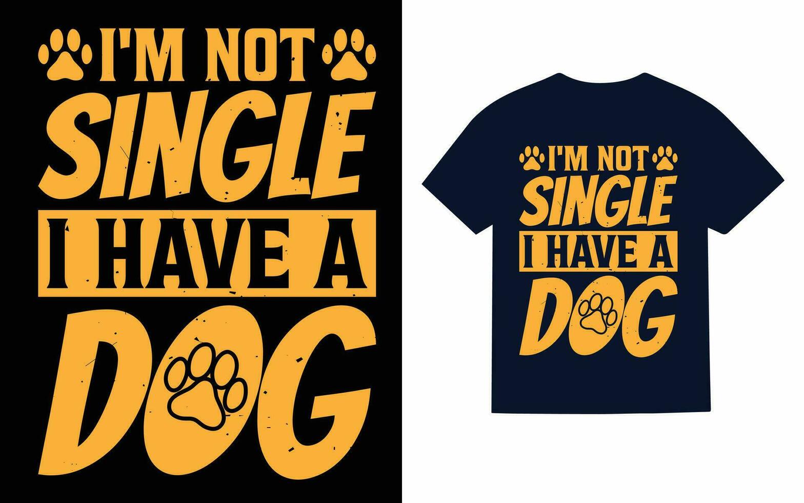 Dog T-Shirt Design vector