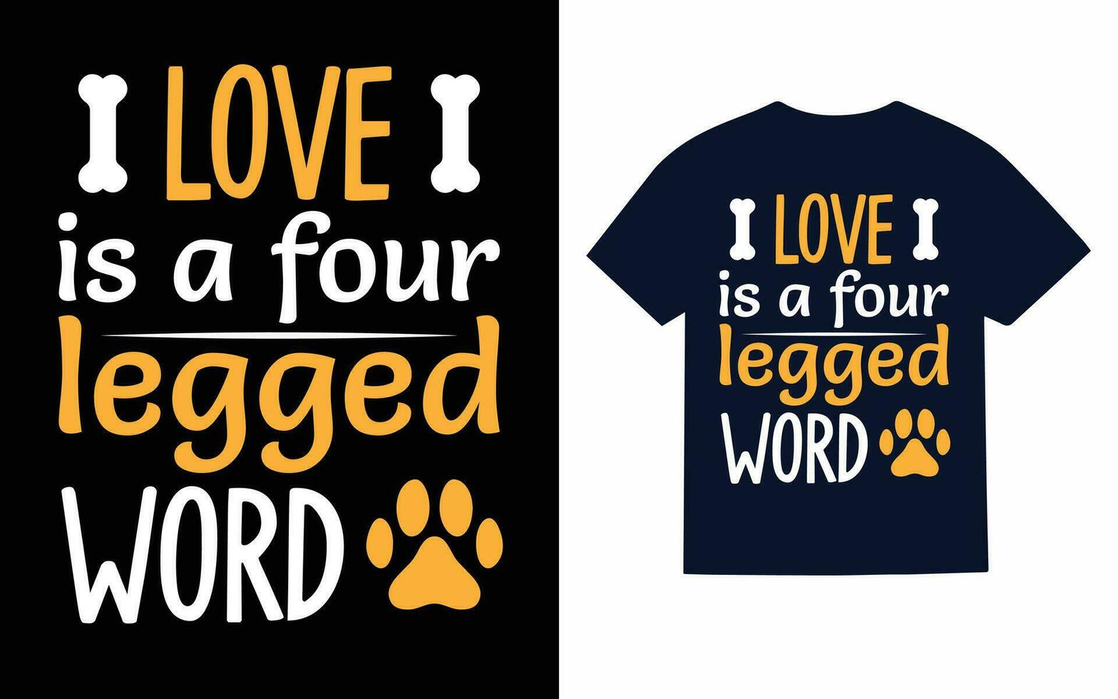 Dog T-Shirt Design vector