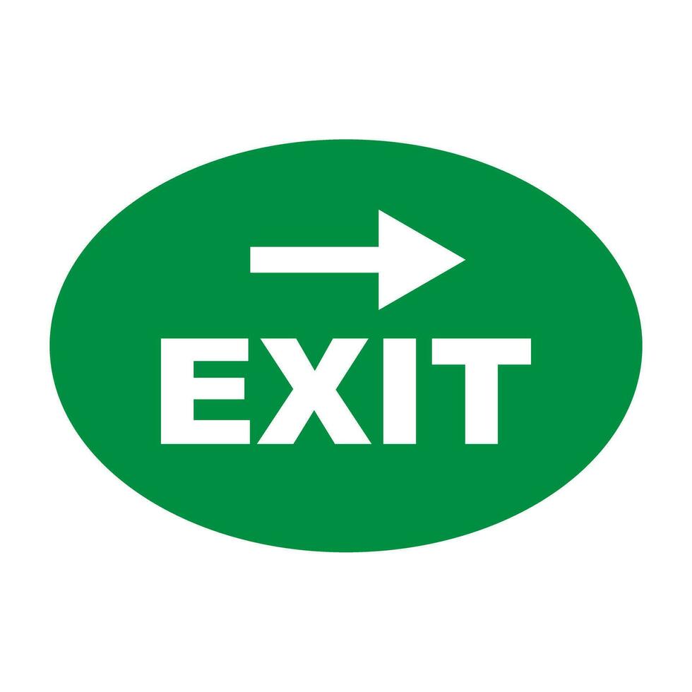 Exit sign. EXIT icon. Vector. vector