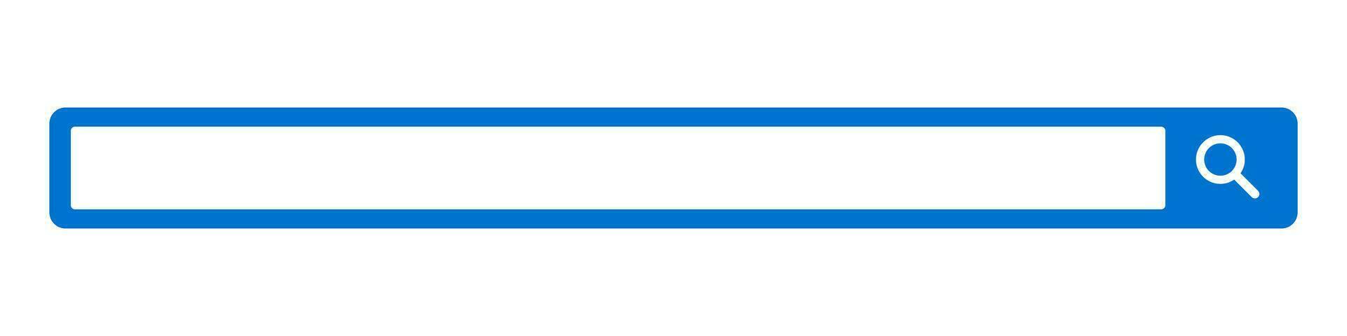 Blue search box. Internet search bar. Vector. vector
