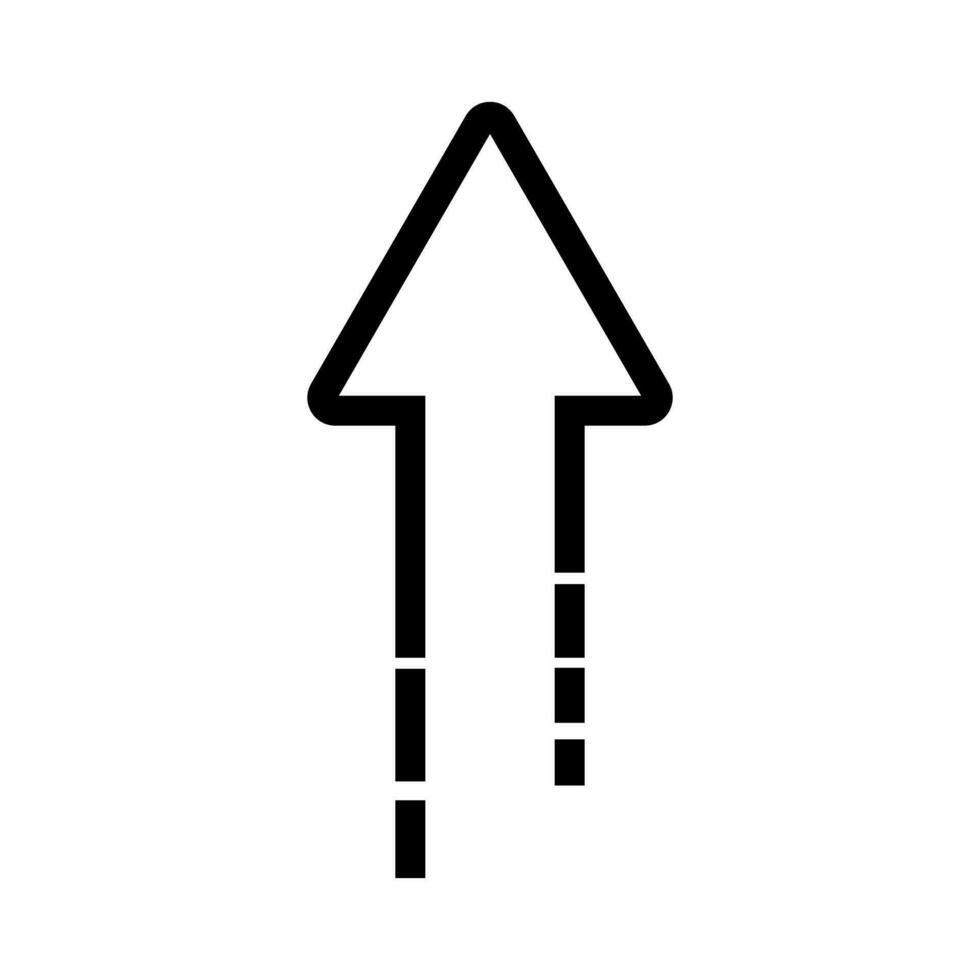 Simple up arrow. Upward. Vector. vector