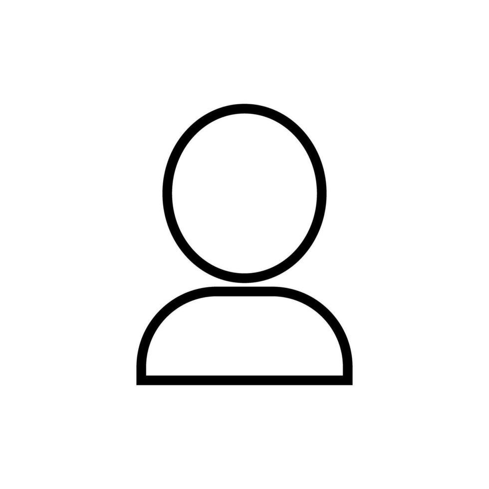 Person Icon. User. Profile. Vector. vector