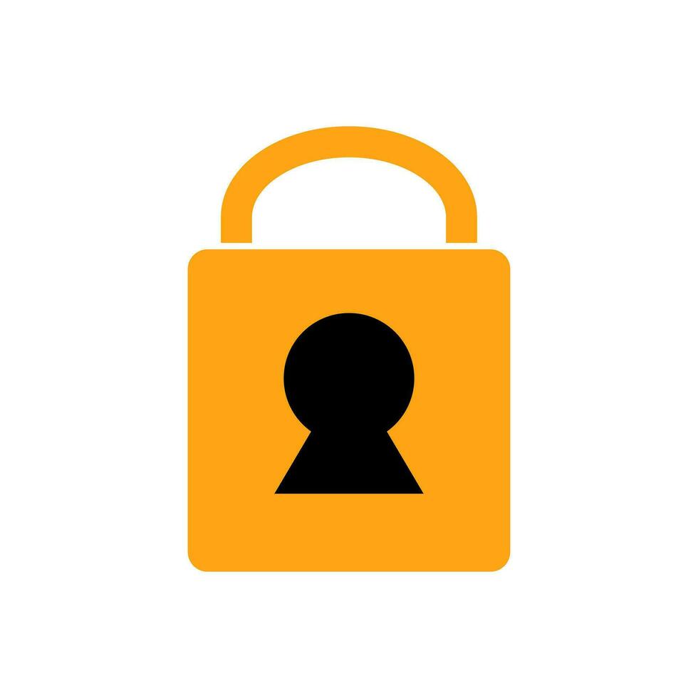 Padlock icon. Lock. Security. Vector. vector