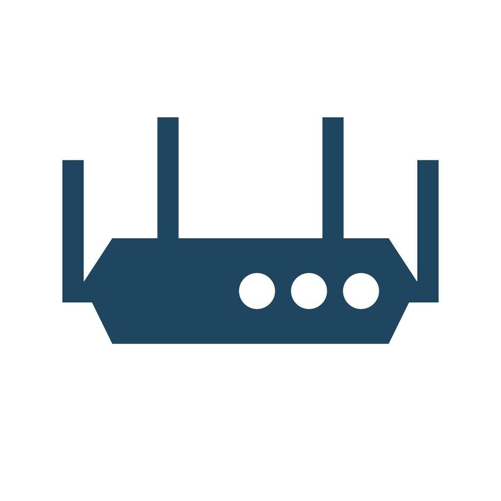 Wi-Fi router. Network repeater. Vector. vector