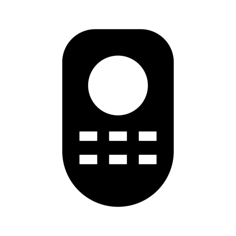 Small remote control icon. Vector. vector