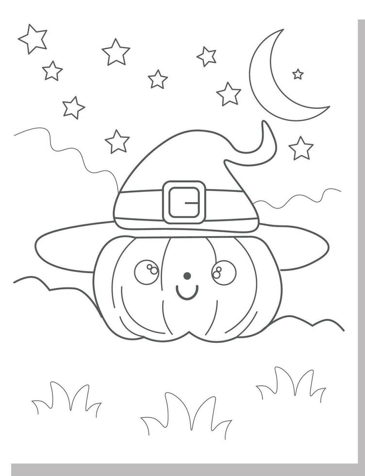 Halloween Coloring Pages vector