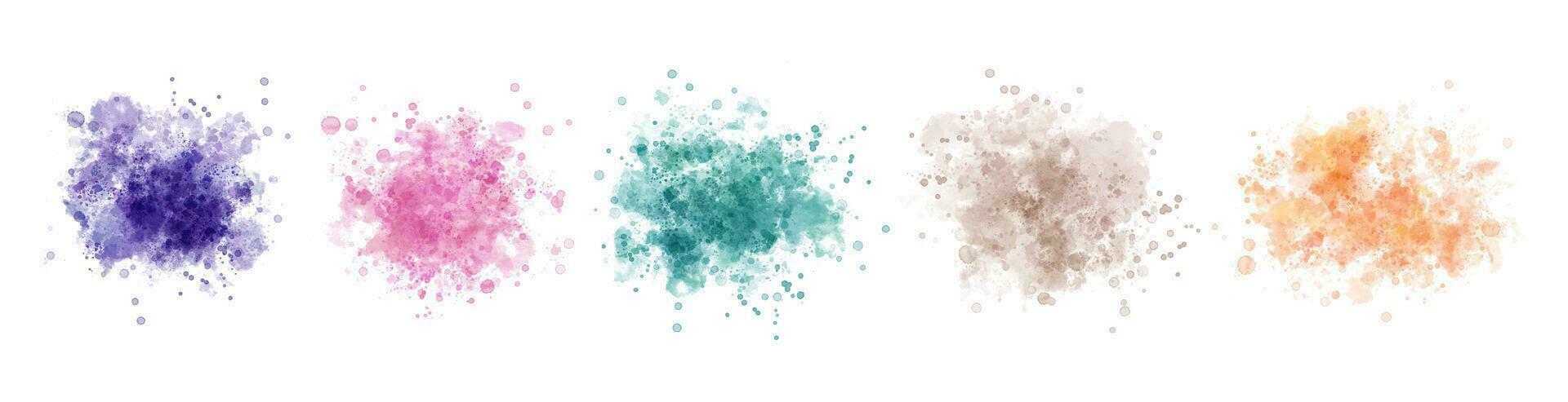watercolor vector stains, background for texts