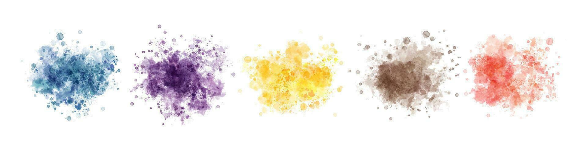 watercolor vector stains, background for texts