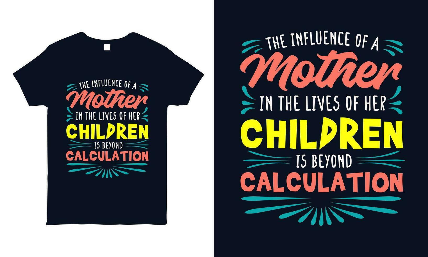 Quote lettering. Mother t-shirt design. vector
