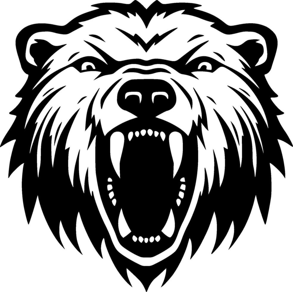 Bear - High Quality Vector Logo - Vector illustration ideal for T-shirt graphic