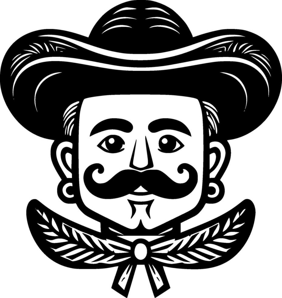 Mexican - High Quality Vector Logo - Vector illustration ideal for T-shirt graphic