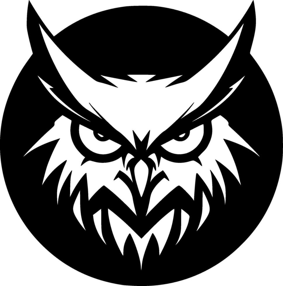 Owl - High Quality Vector Logo - Vector illustration ideal for T-shirt graphic