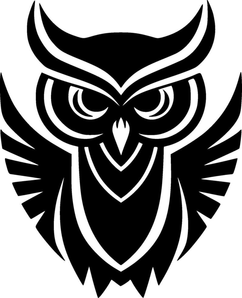 Owl - High Quality Vector Logo - Vector illustration ideal for T-shirt graphic