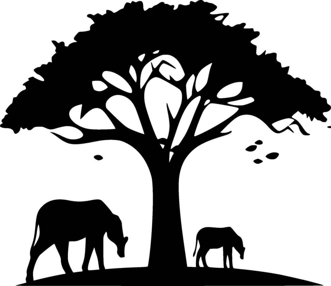 Africa - High Quality Vector Logo - Vector illustration ideal for T-shirt graphic