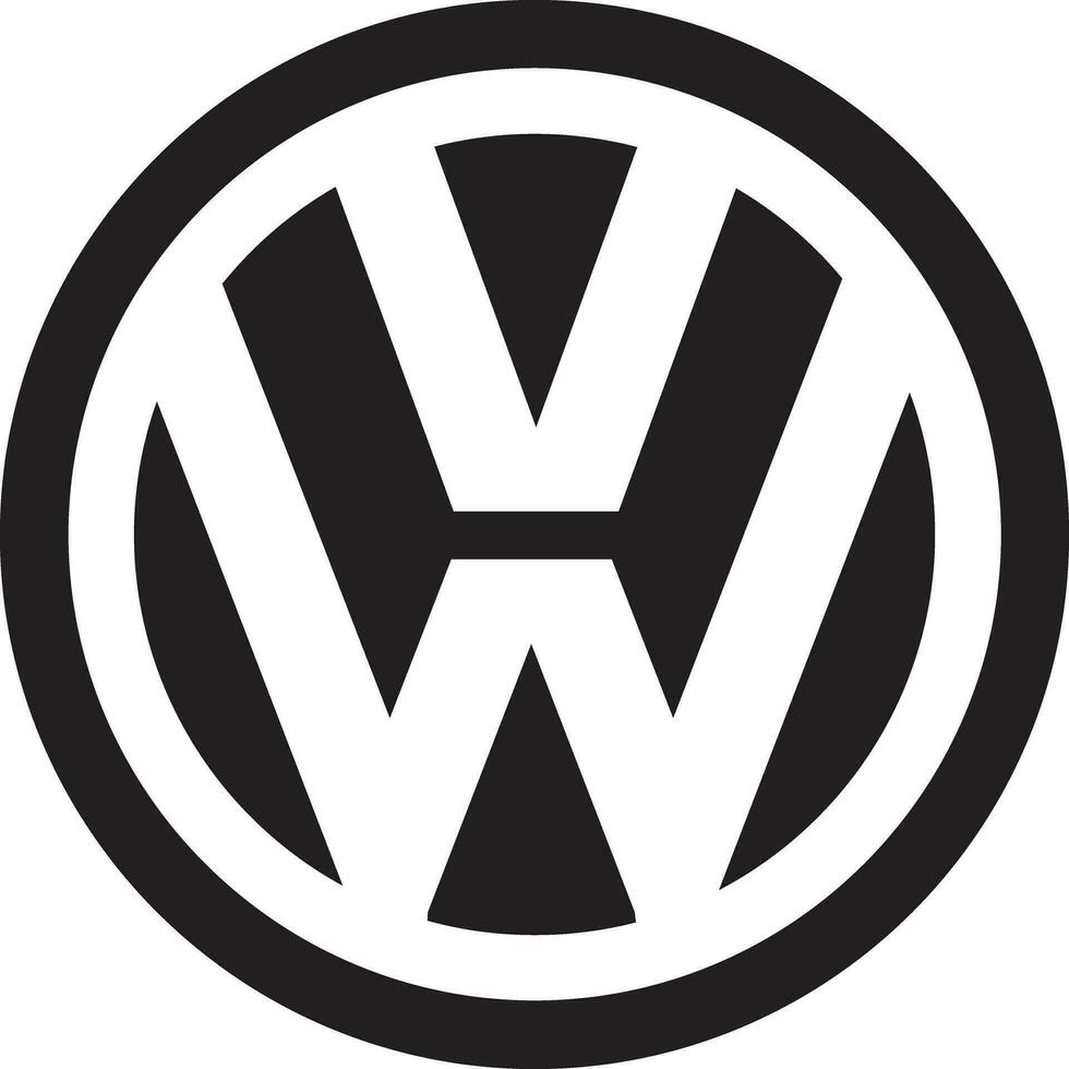 ankara turkiye 19 julio 2023 Volkswagen coche marca logo marca vector