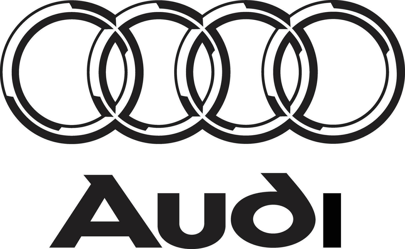 Ankara Turkiye 19 July 2023 Audi car brand logo brand vector