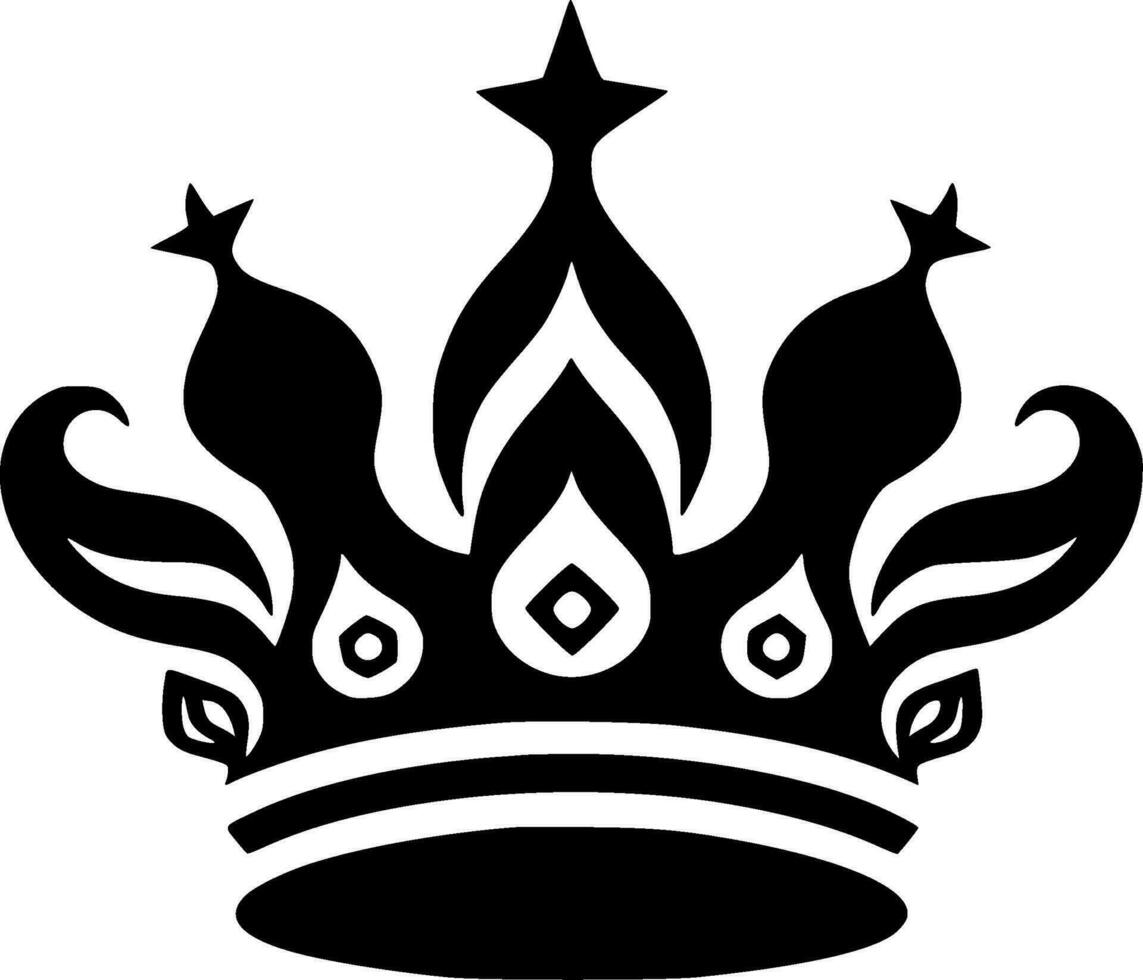 Crown - Minimalist and Flat Logo - Vector illustration