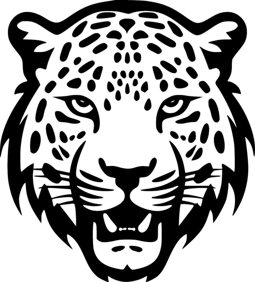 Leopard - Minimalist and Flat Logo - Vector illustration