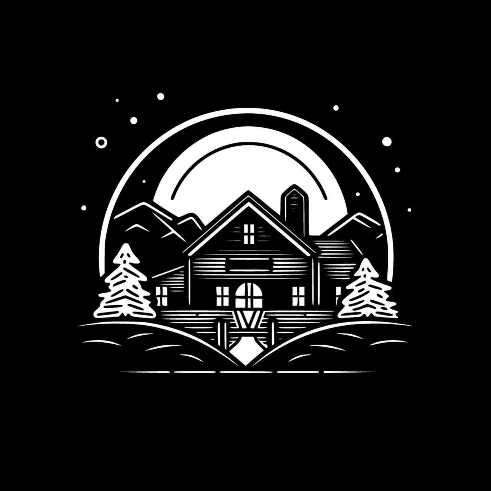 Farmhouse - High Quality Vector Logo - Vector illustration ideal for T-shirt graphic