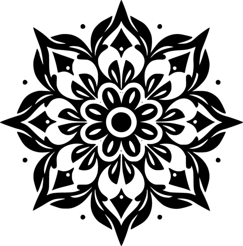 Mandala - High Quality Vector Logo - Vector illustration ideal for T-shirt graphic