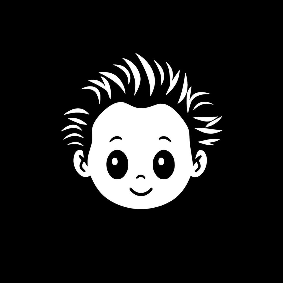 Baby, Minimalist and Simple Silhouette - Vector illustration