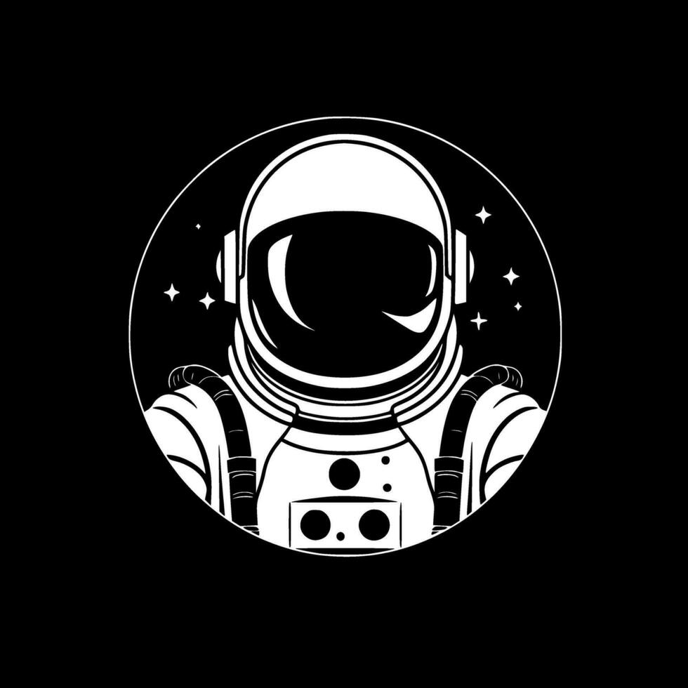 Astronaut - High Quality Vector Logo - Vector illustration ideal for T-shirt graphic